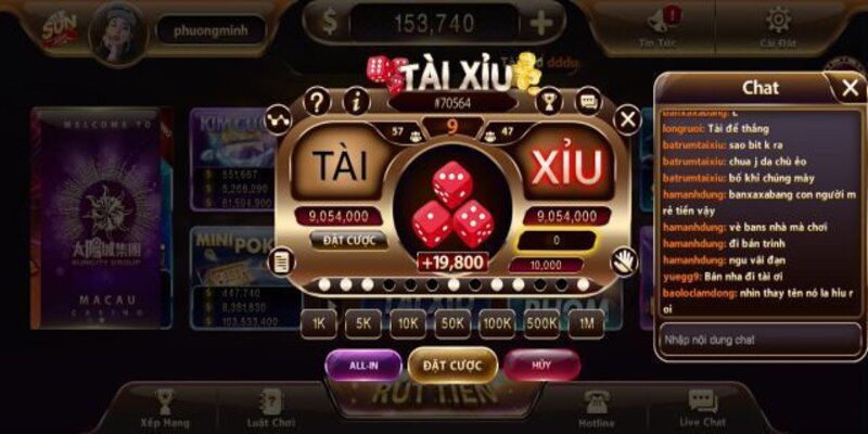 Game tài xỉu online siêu hấp dẫn, thú vị