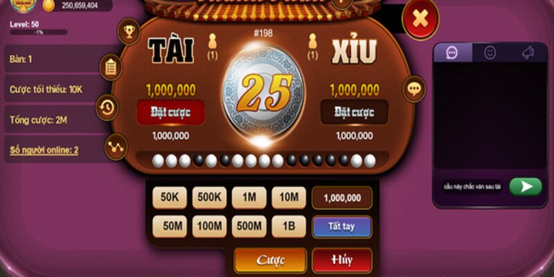 Quy luật chơi game tài xỉu trực tuyến 